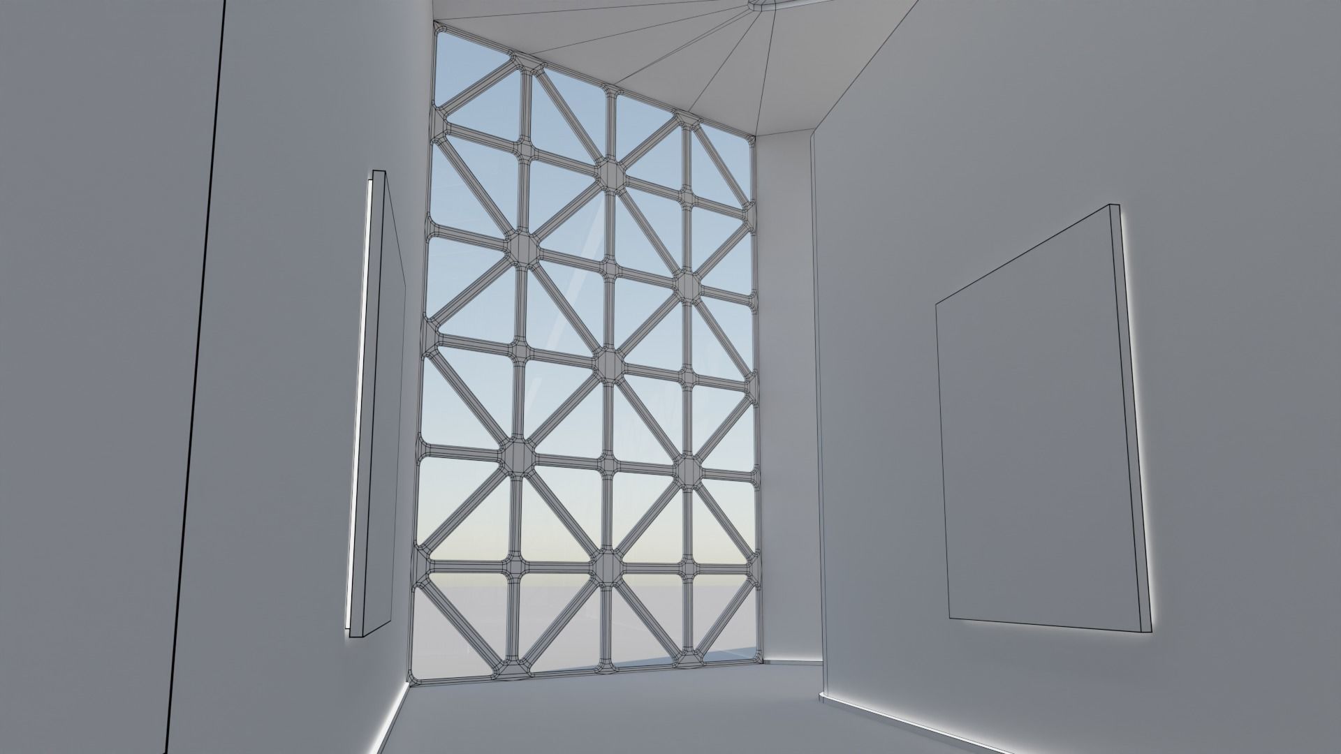 Art Gallery 02 Low-poly 3D model_21