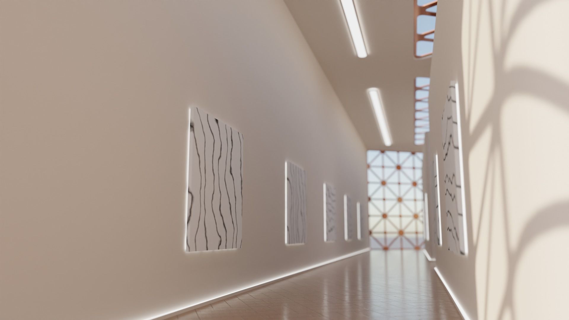 Art Gallery 02 Low-poly 3D model_18