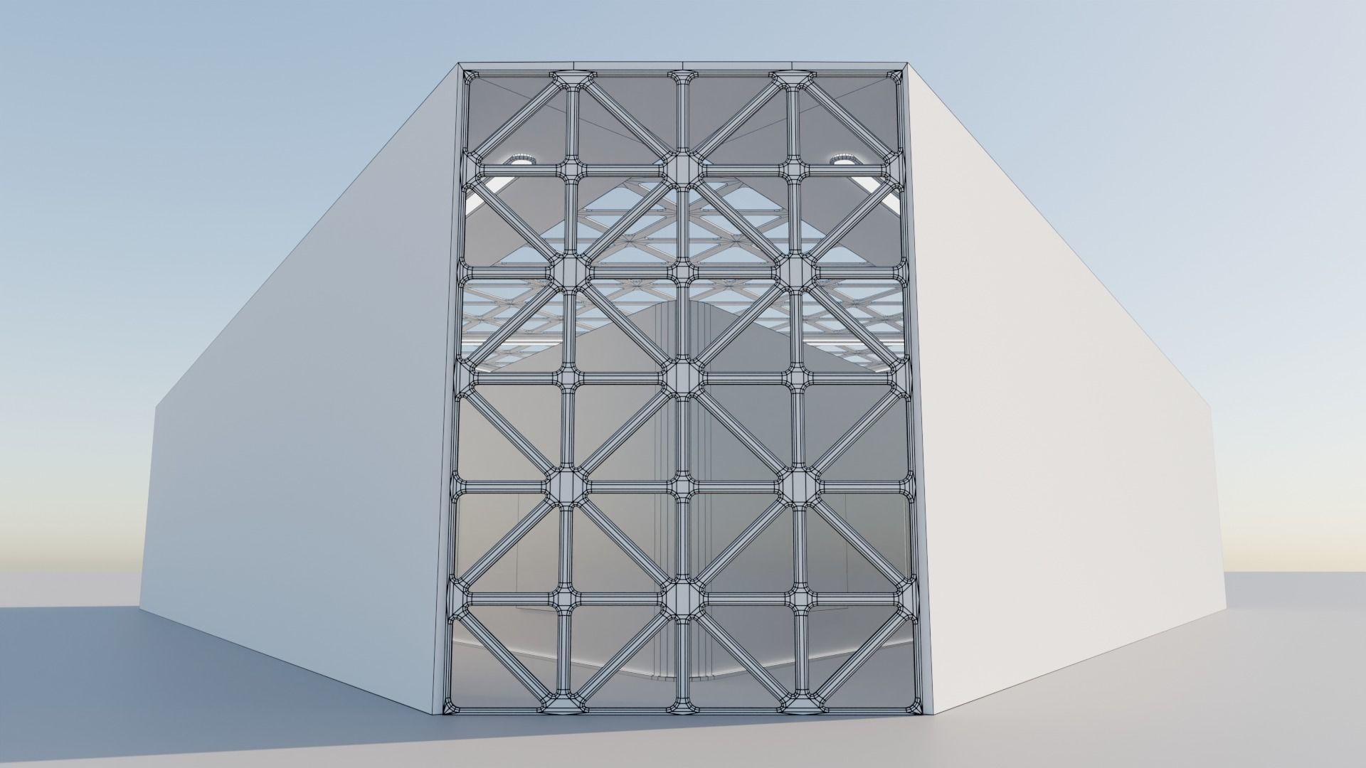 Art Gallery 02 Low-poly 3D model_5