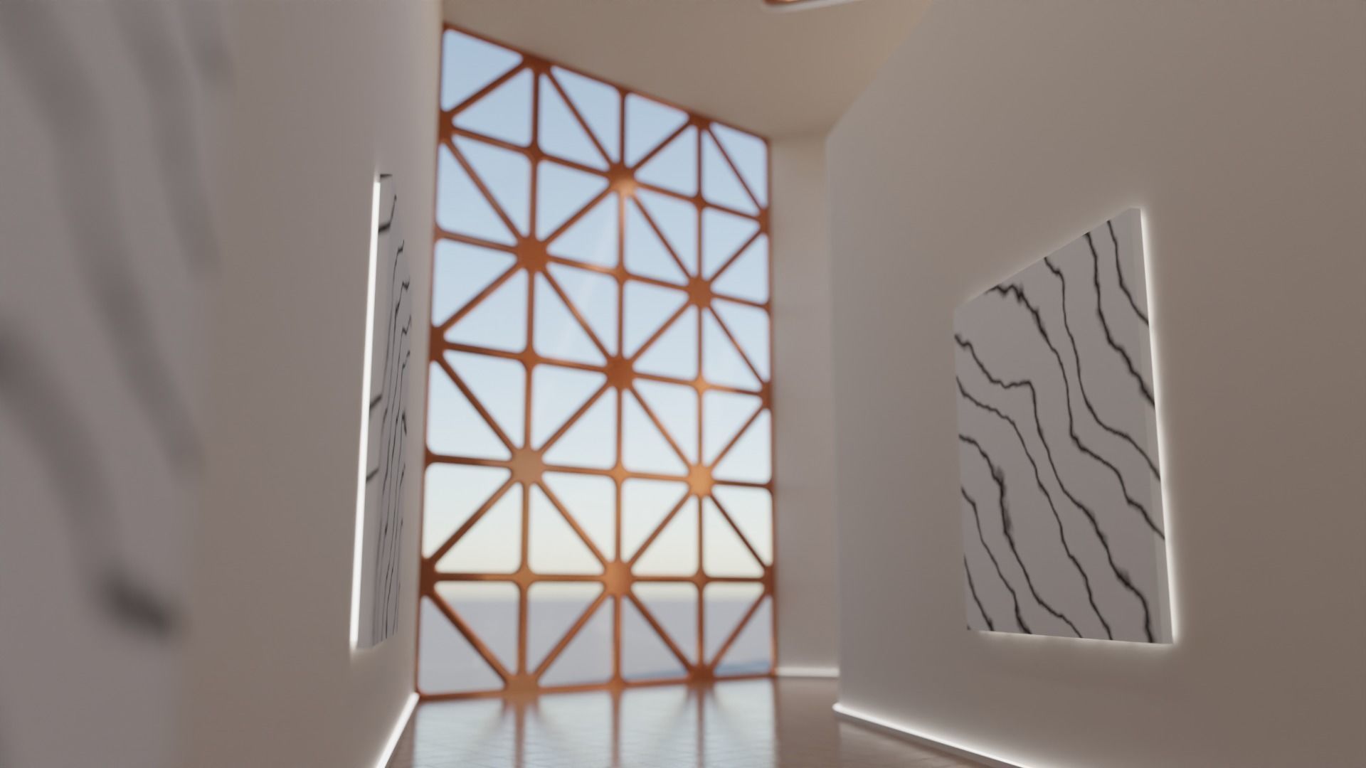 Art Gallery 02 Low-poly 3D model_20