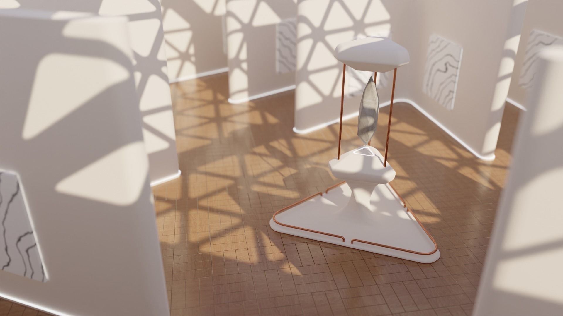 Art Gallery 02 Low-poly 3D model_16