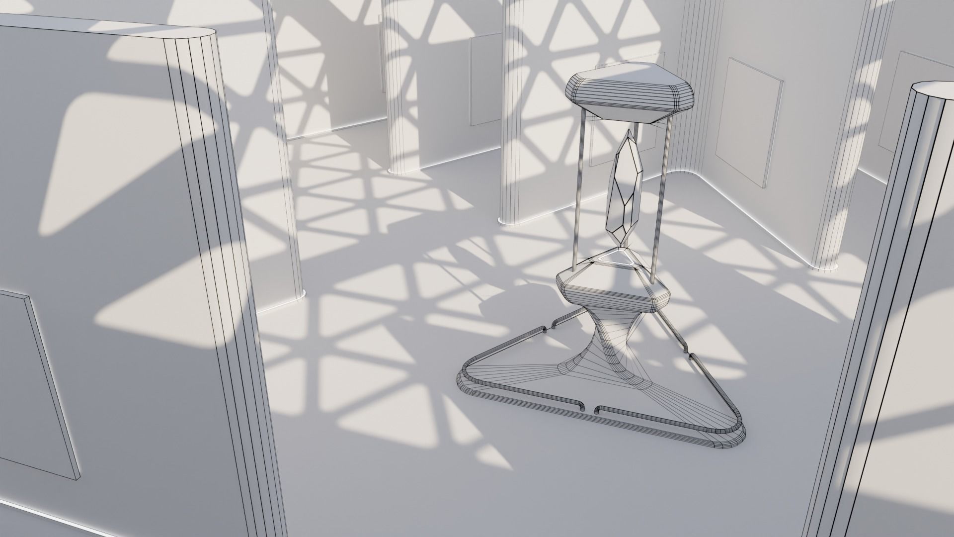 Art Gallery 02 Low-poly 3D model_17