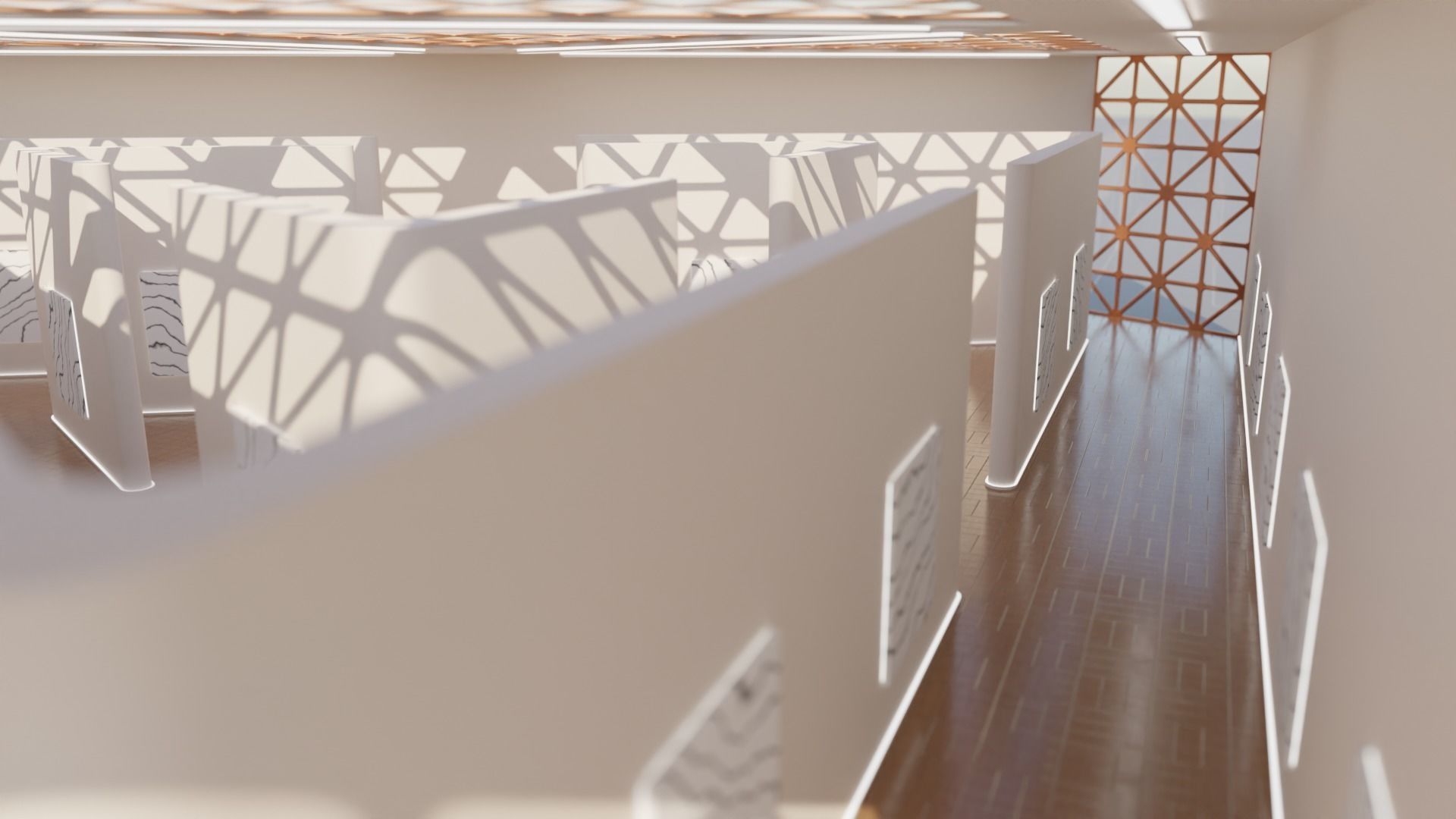 Art Gallery 02 Low-poly 3D model_22