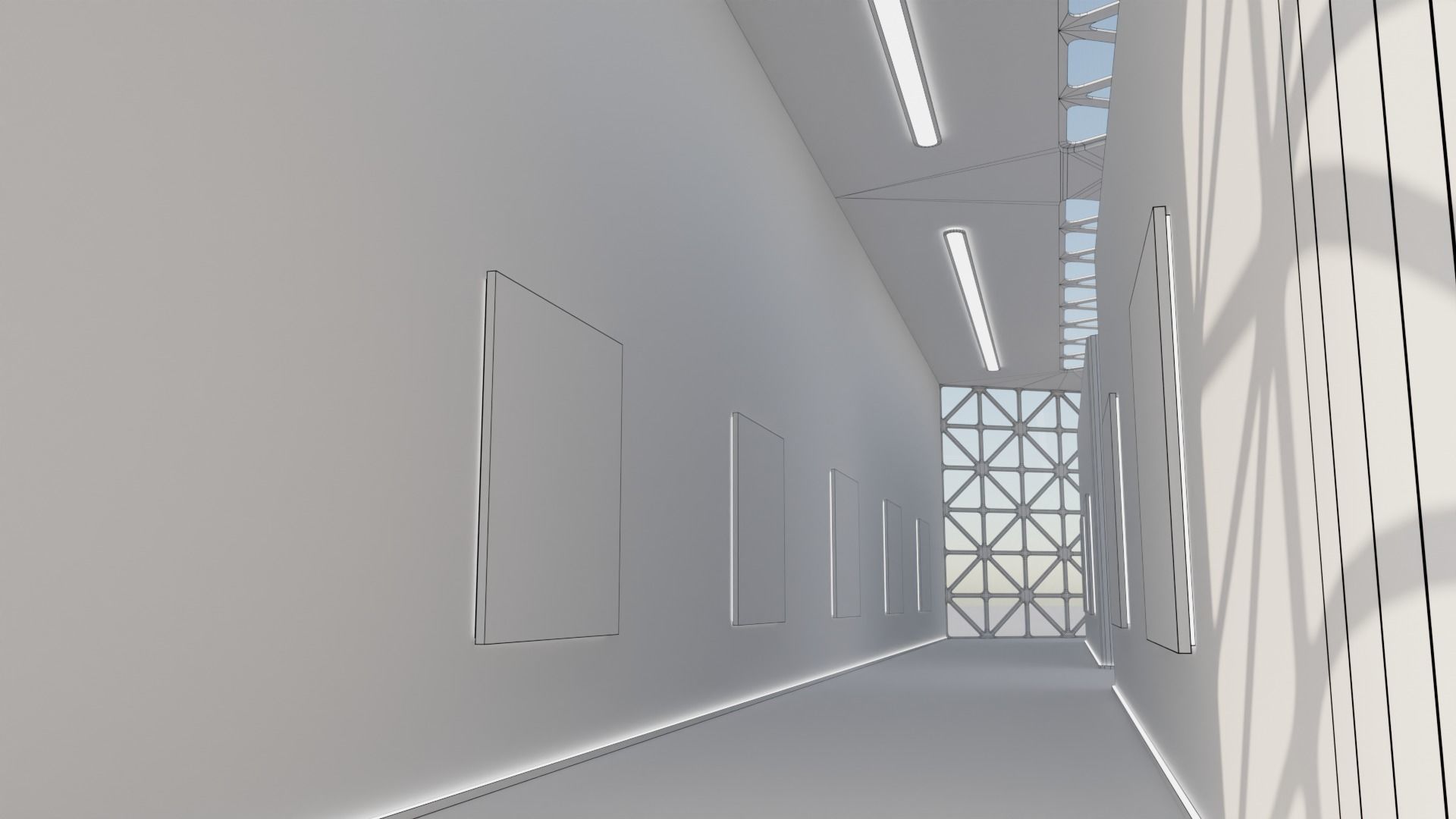 Art Gallery 02 Low-poly 3D model_19