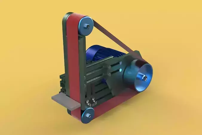 BELT GRINDER SANDER ABRASIVE POLISHER EDGES SHARPENER 3D model