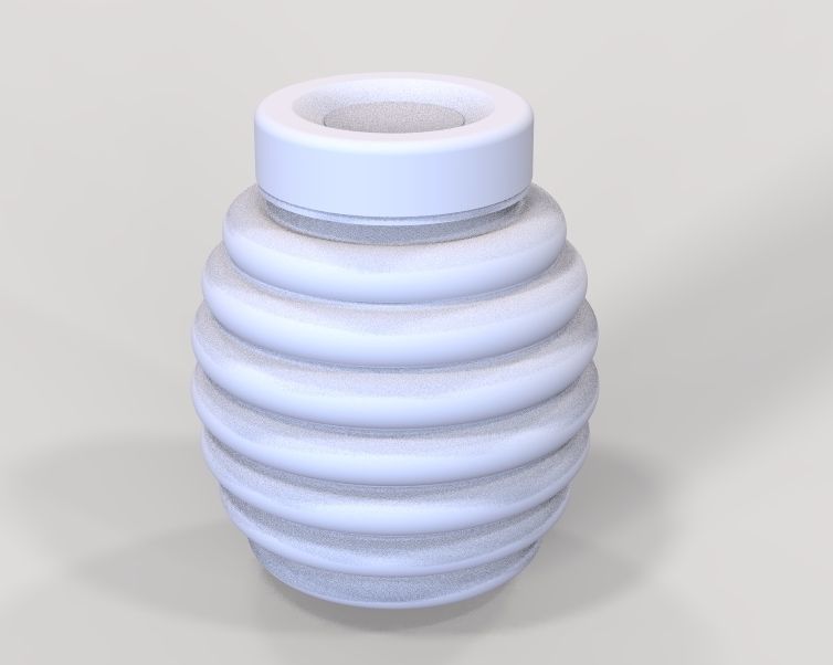 Honey Bottle 200ml 3D print model_35