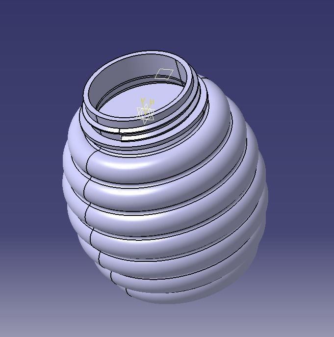 Honey Bottle 200ml 3D print model_7