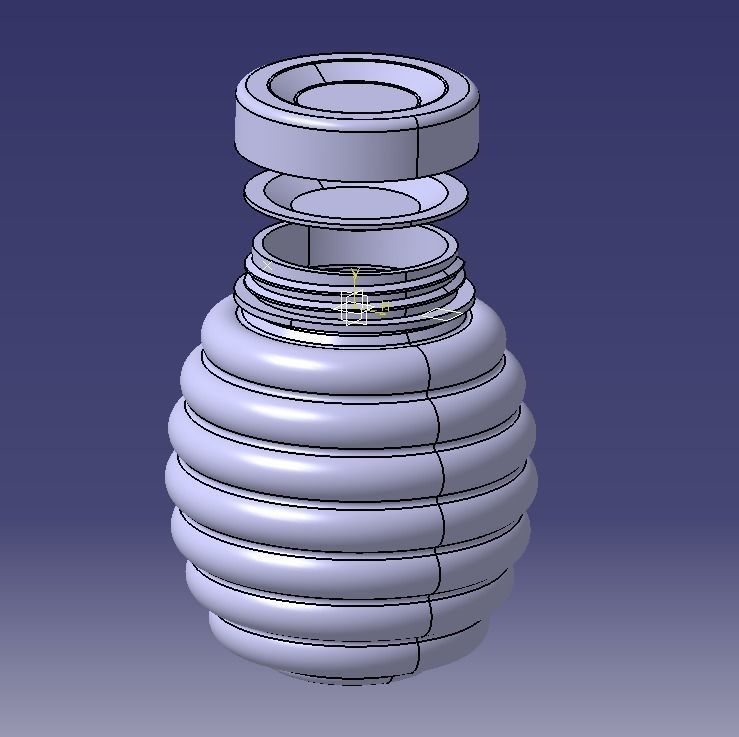 Honey Bottle 200ml 3D print model_20