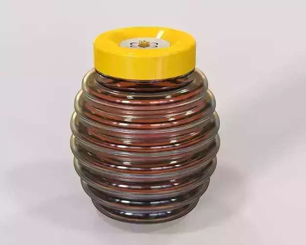 Honey Bottle 200ml 3D print model