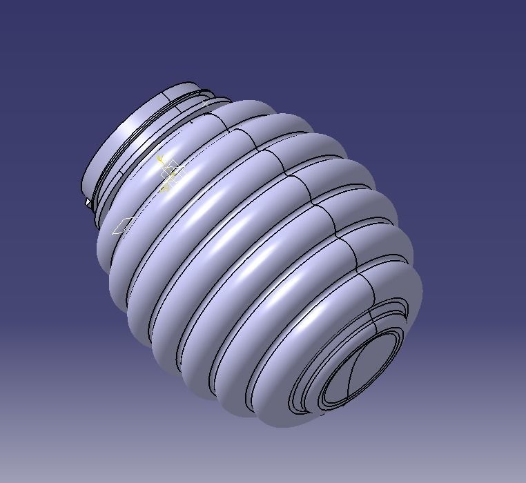 Honey Bottle 200ml 3D print model_13