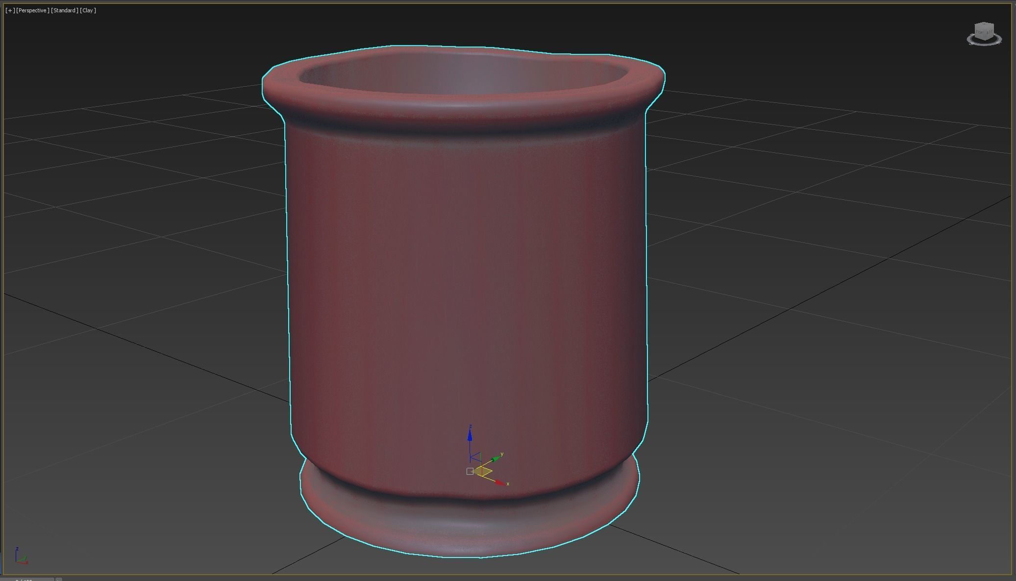Medieval Cups Low-poly 3D model_4