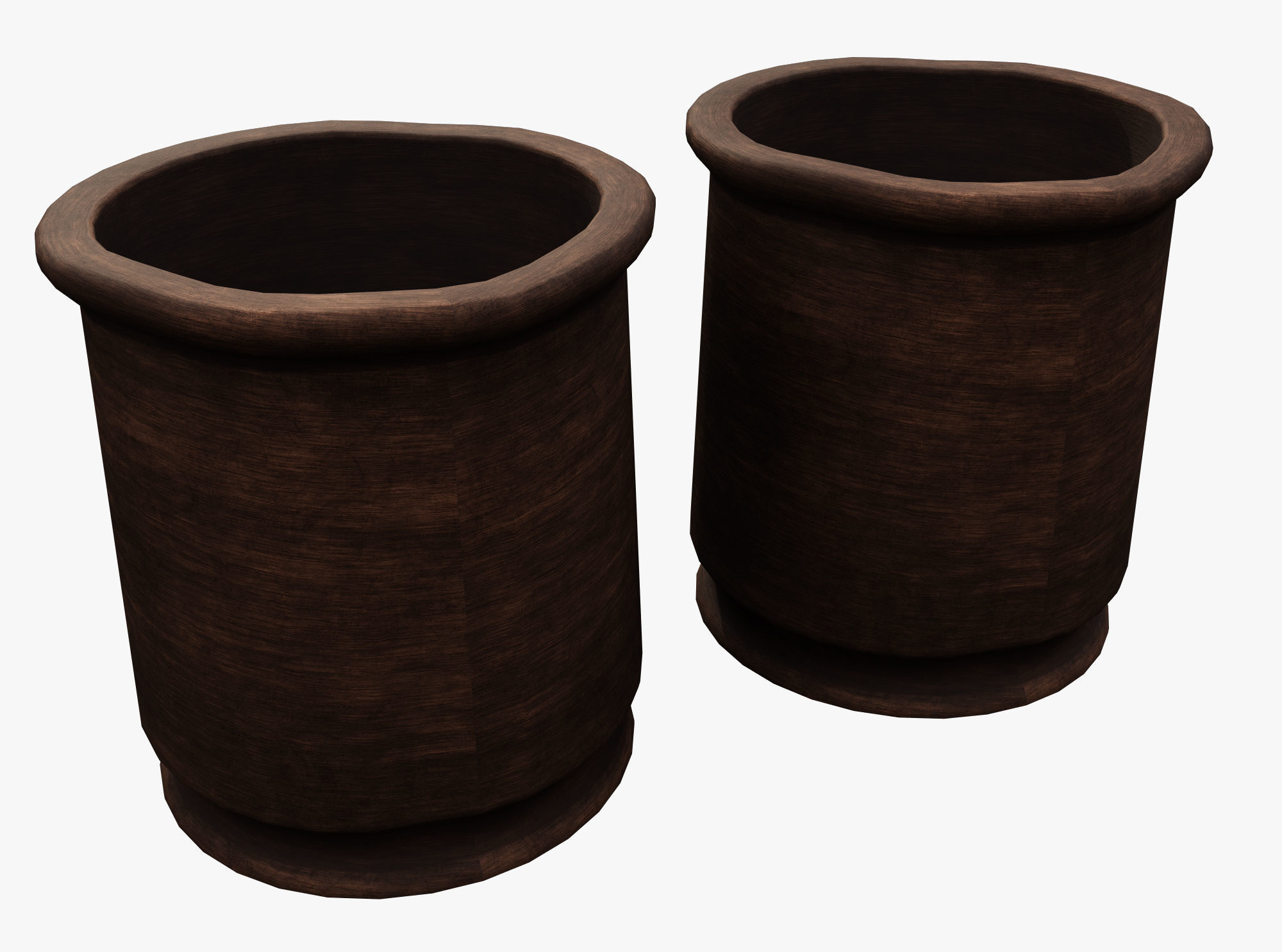 Medieval Cups Low-poly 3D model_2