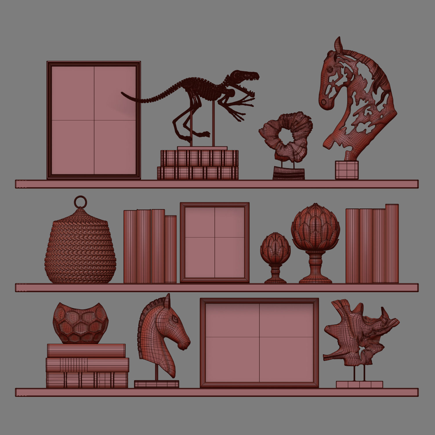 Decor Set 169 3D model_4