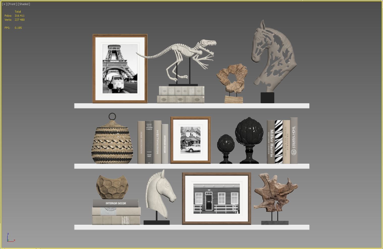 Decor Set 169 3D model_5