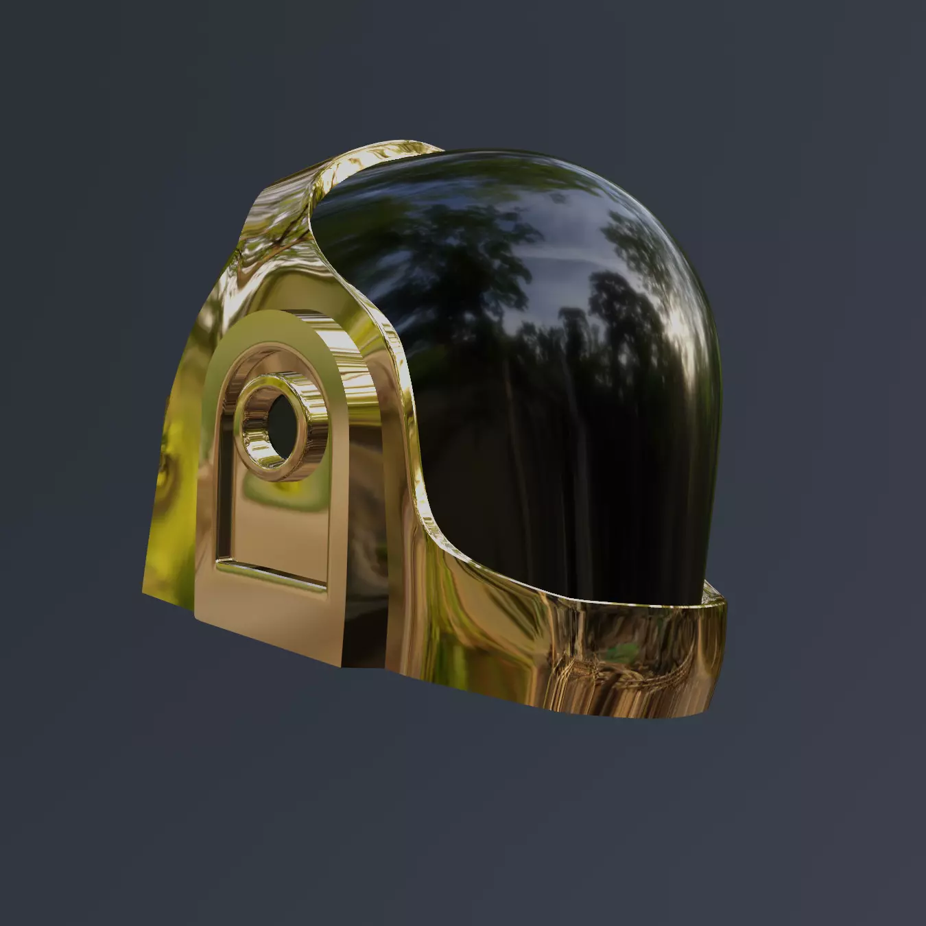 Daft punk Helmets  3D model 3D model_0