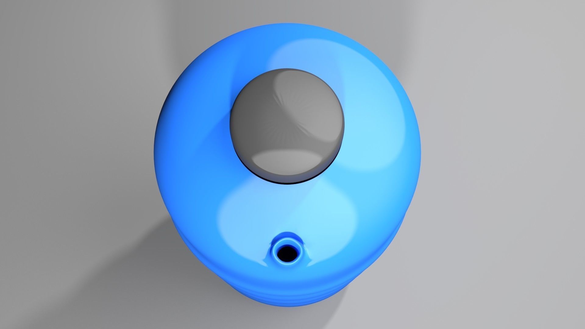 Plastic Water Tank 1 3D model_2