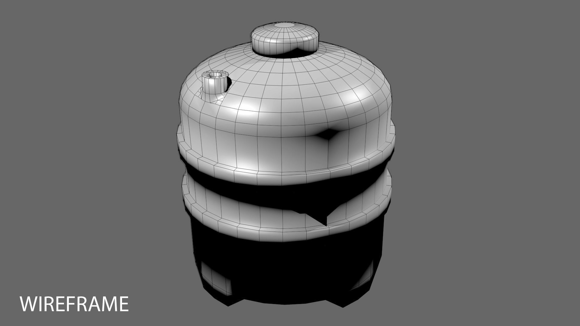 Plastic Water Tank 2 3D model_3