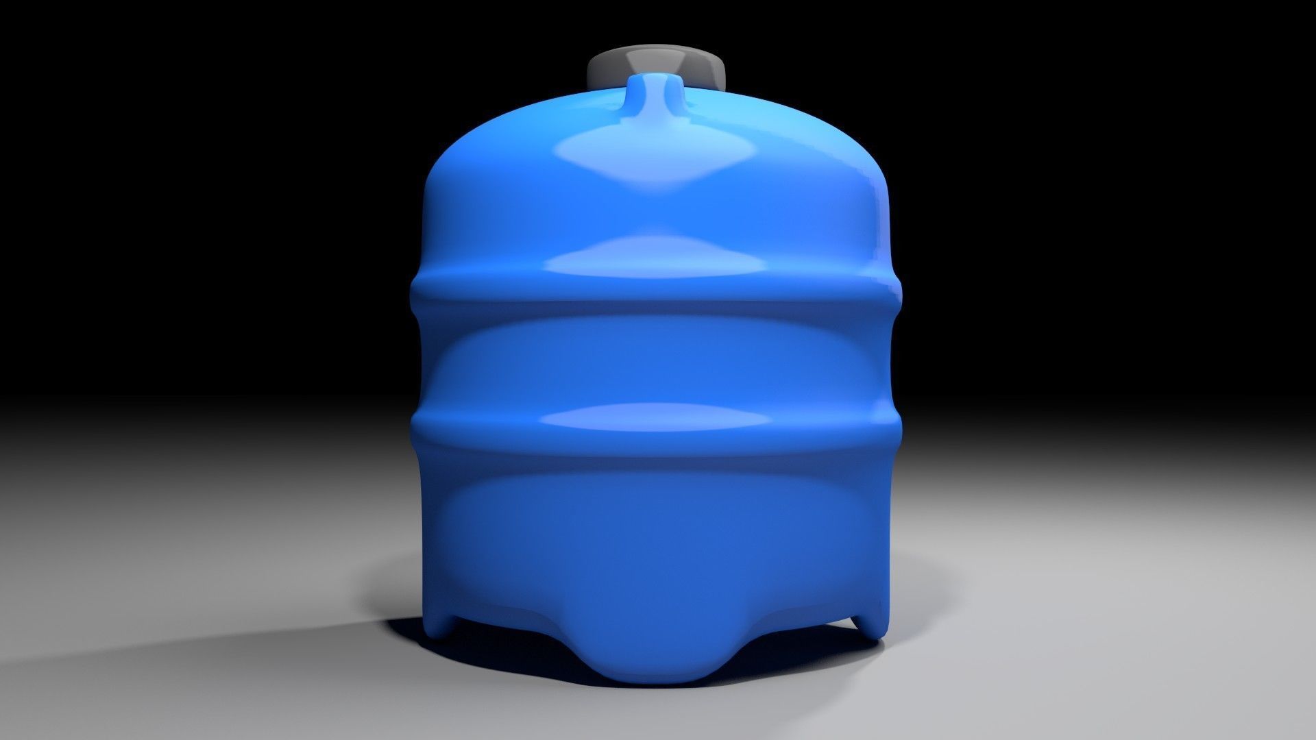 Plastic Water Tank 2 3D model_1