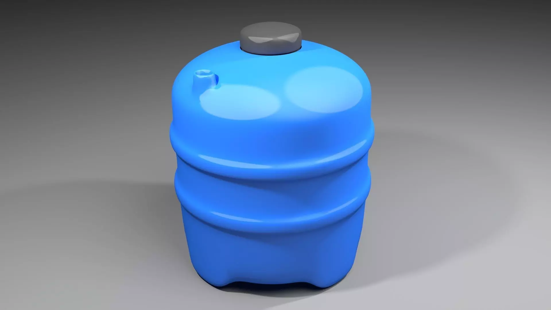 Plastic Water Tank 2 3D model_0