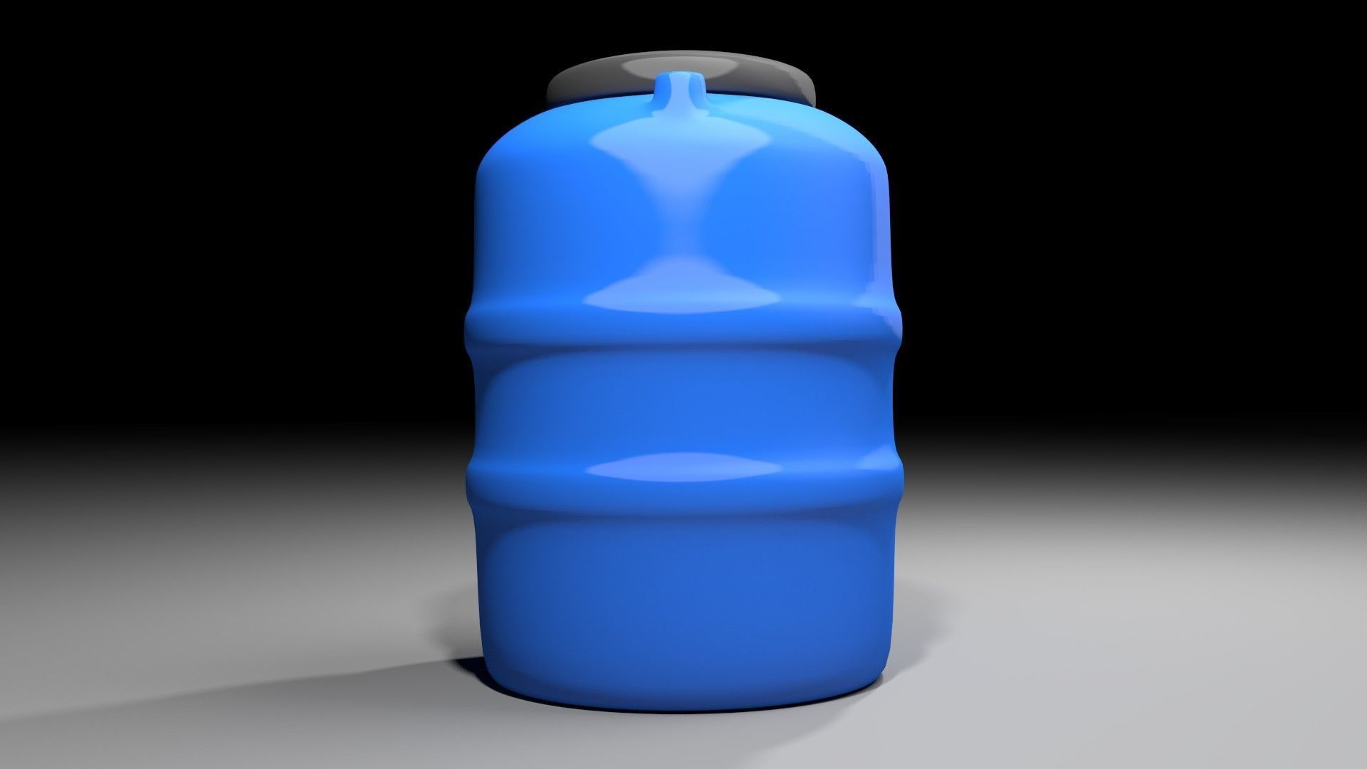 Plastic Water Tank 3 3D model_1