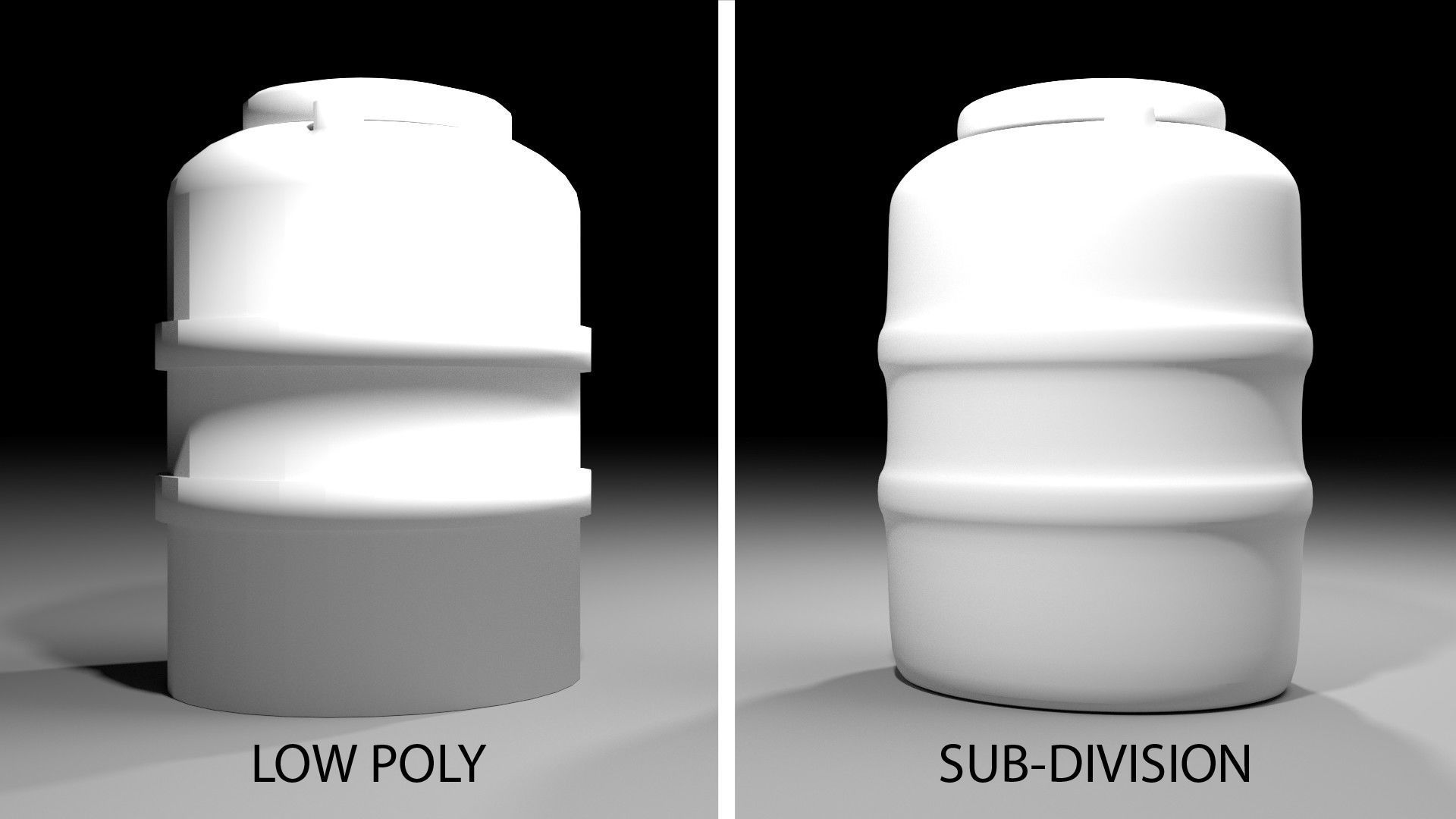 Plastic Water Tank 3 3D model_4