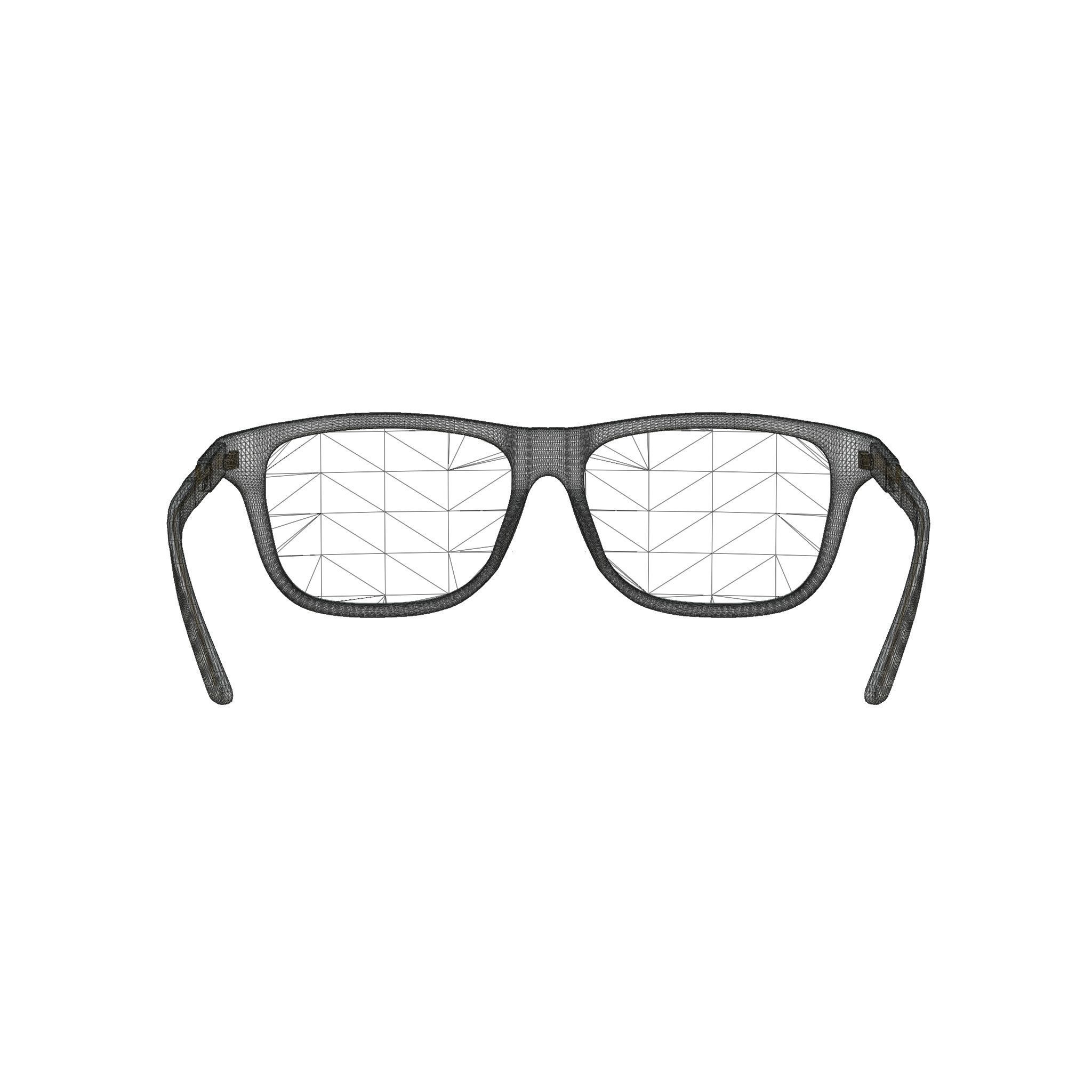 Gucci - GG0755OA 003 Glasses Low-poly 3D model_6
