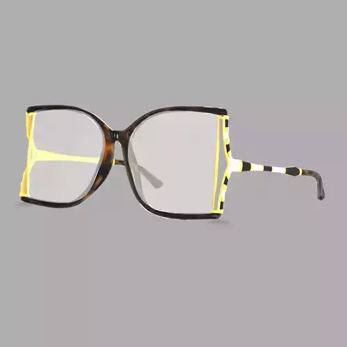 Gucci - GG0592O 002 Glasses Low-poly 3D model