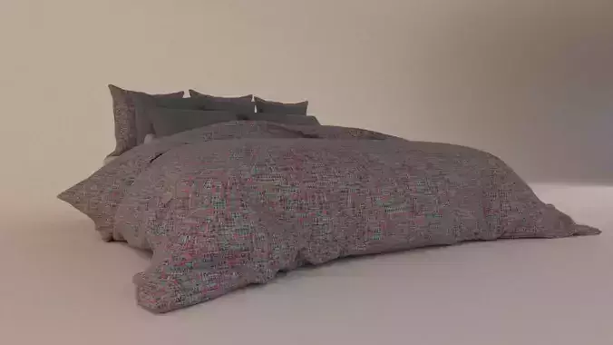 Modern Bed 3d Model Free 3D model
