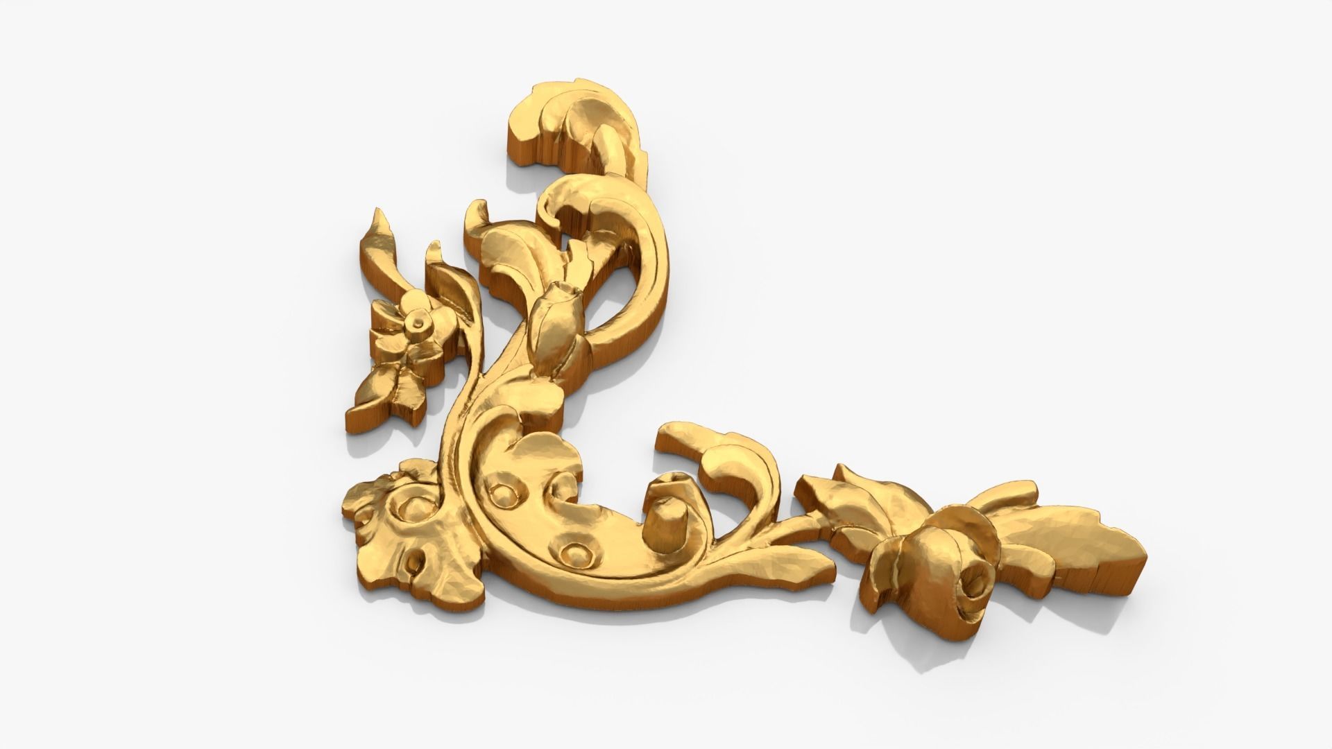 Classic decor ornament 198 3D model_3