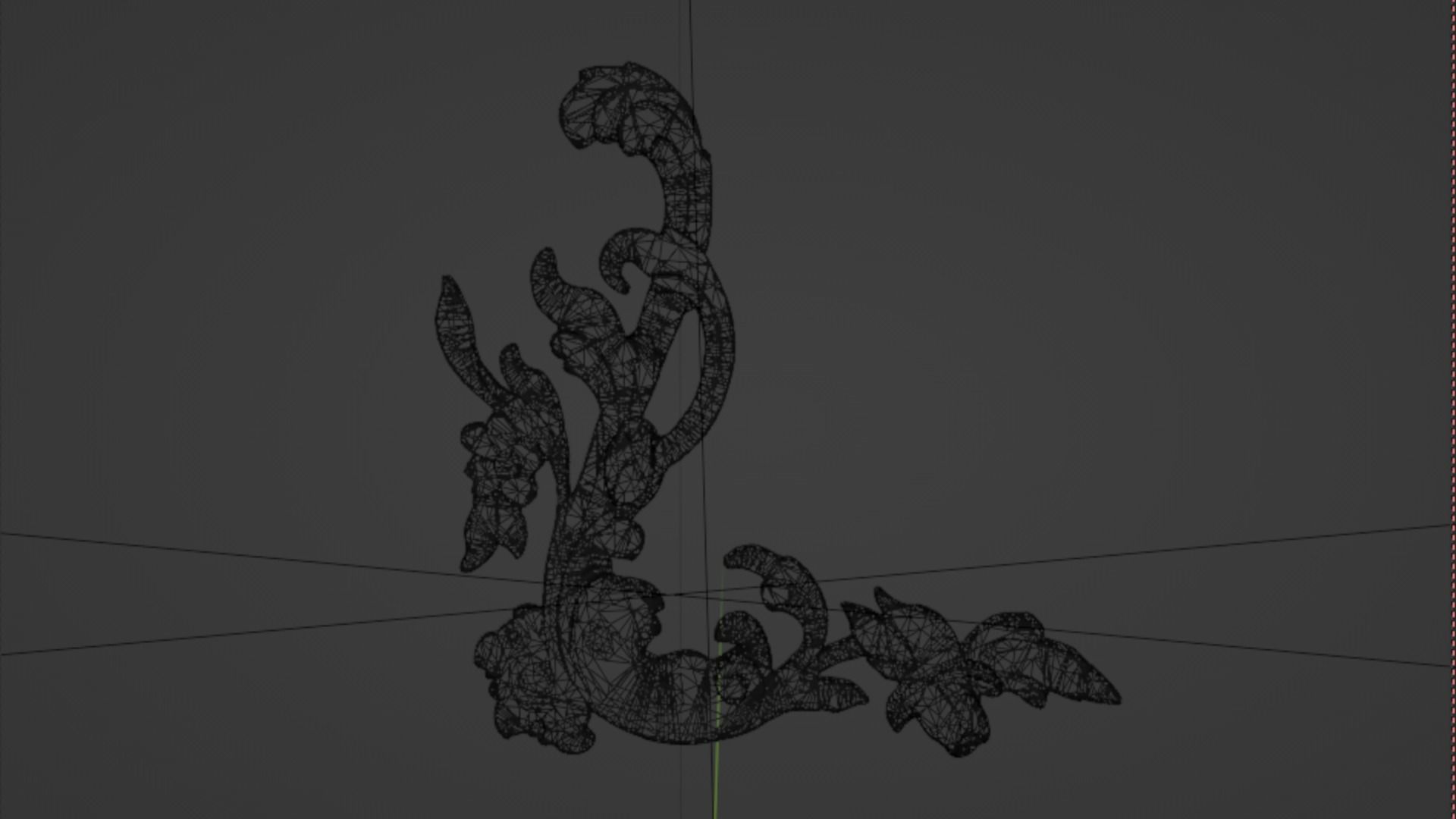 Classic decor ornament 198 3D model_5