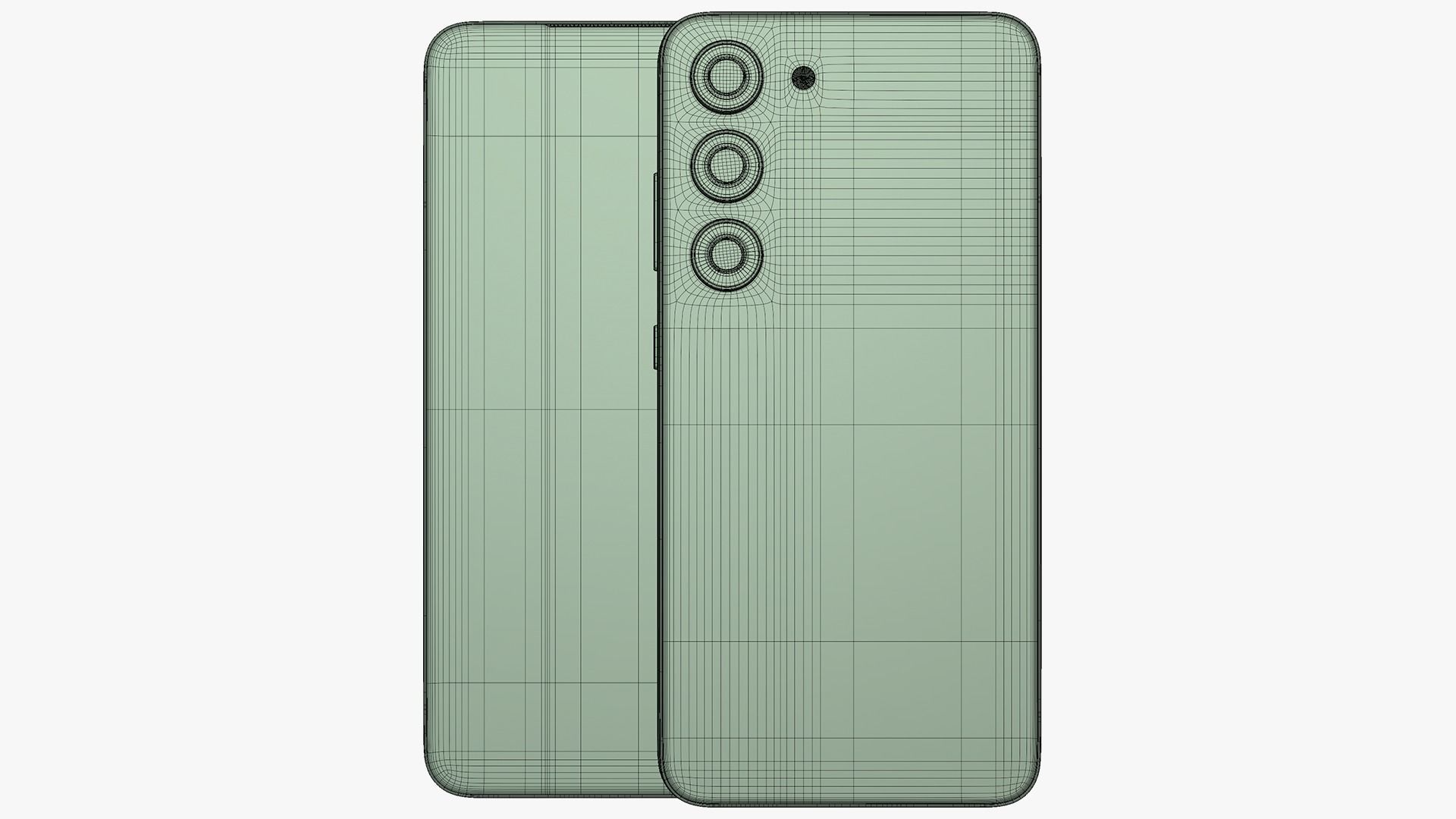 Samsung Galaxy S23 Low-poly 3D model_13