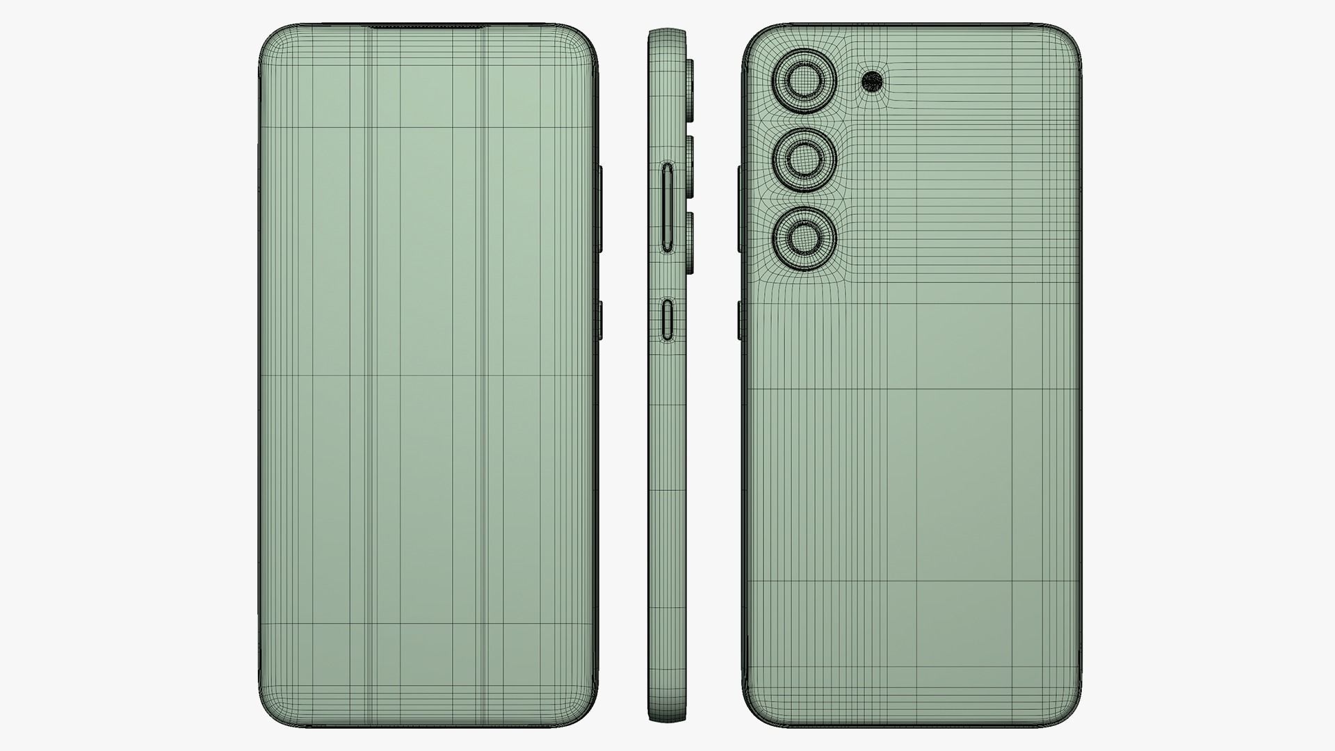 Samsung Galaxy S23 Low-poly 3D model_14