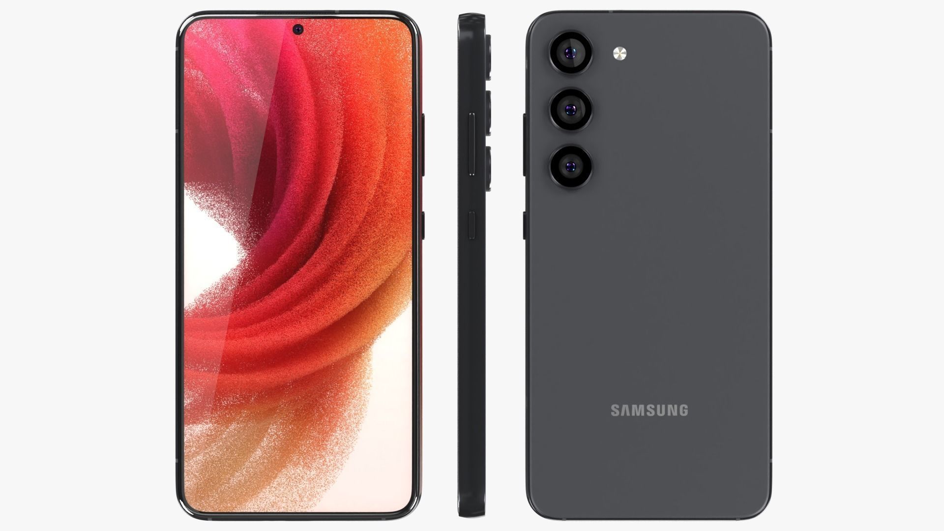 Samsung Galaxy S23 Low-poly 3D model_2