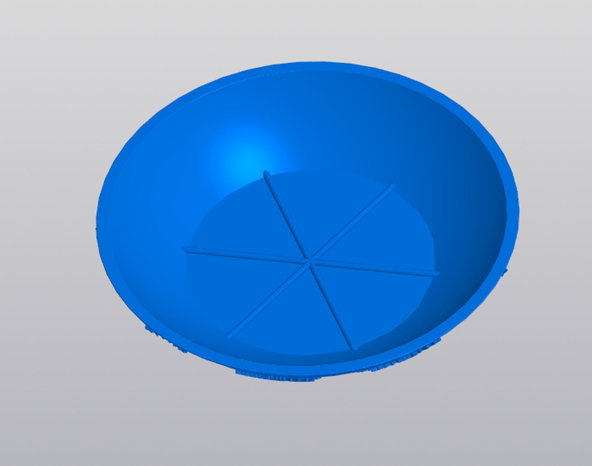 Snowball with snowflakes Planter 3D print model_9