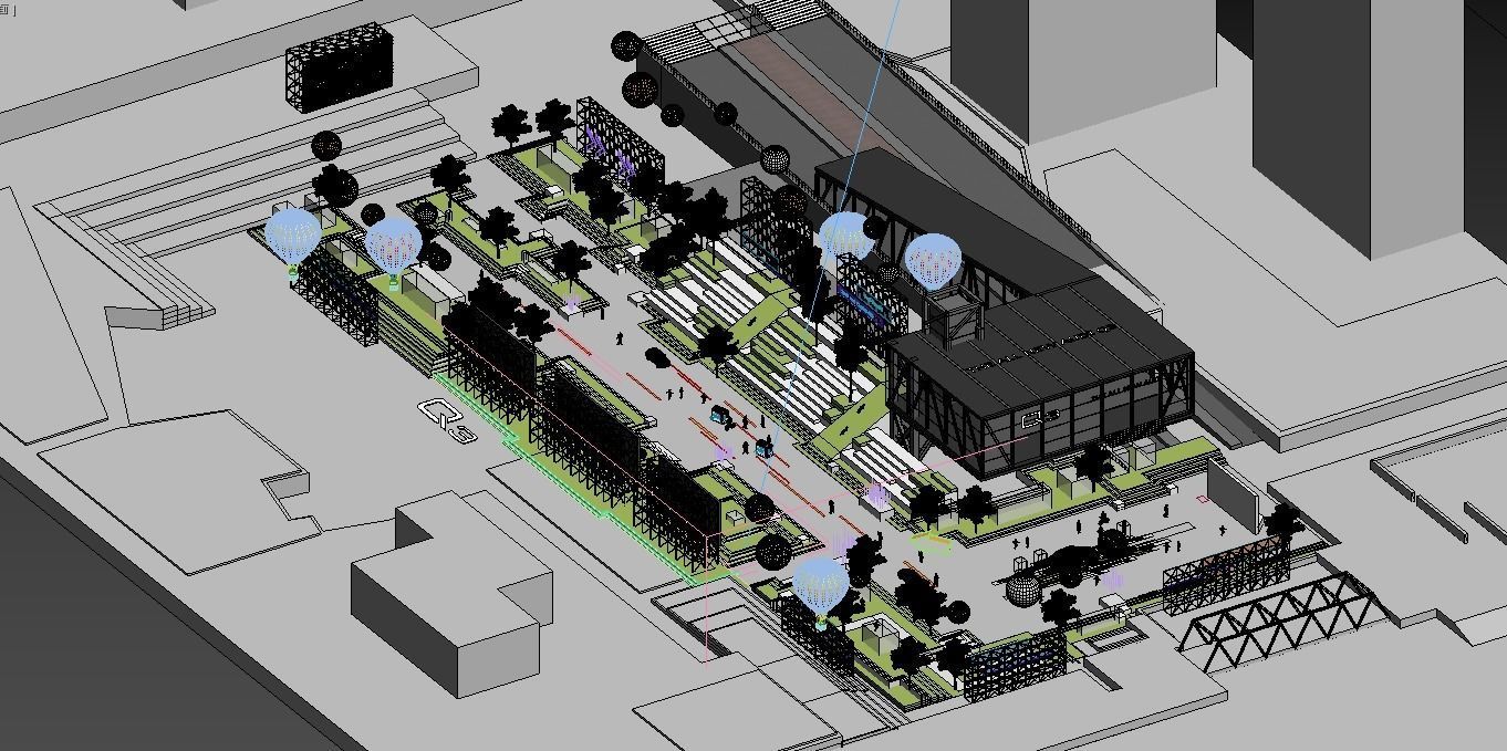 booth exhibition  Carnival 3D model_4