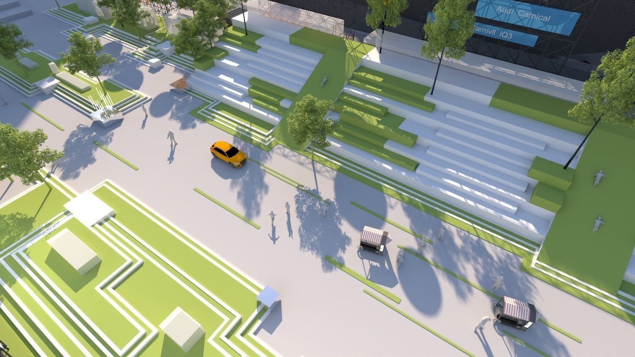 booth exhibition  Carnival 3D model_2