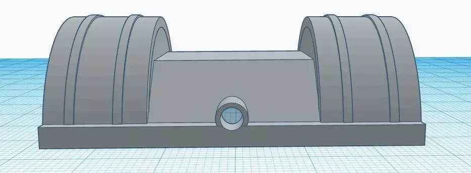 small tire wheel tubs scale model 3D print model_0