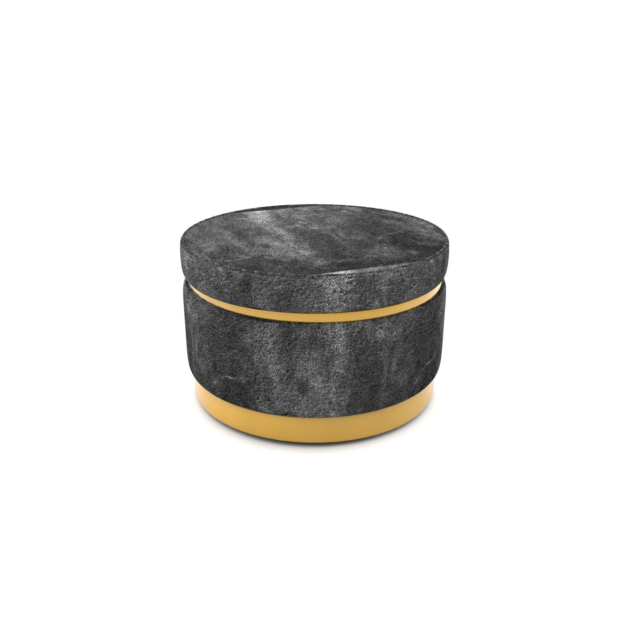 pouf chair 3D model_4