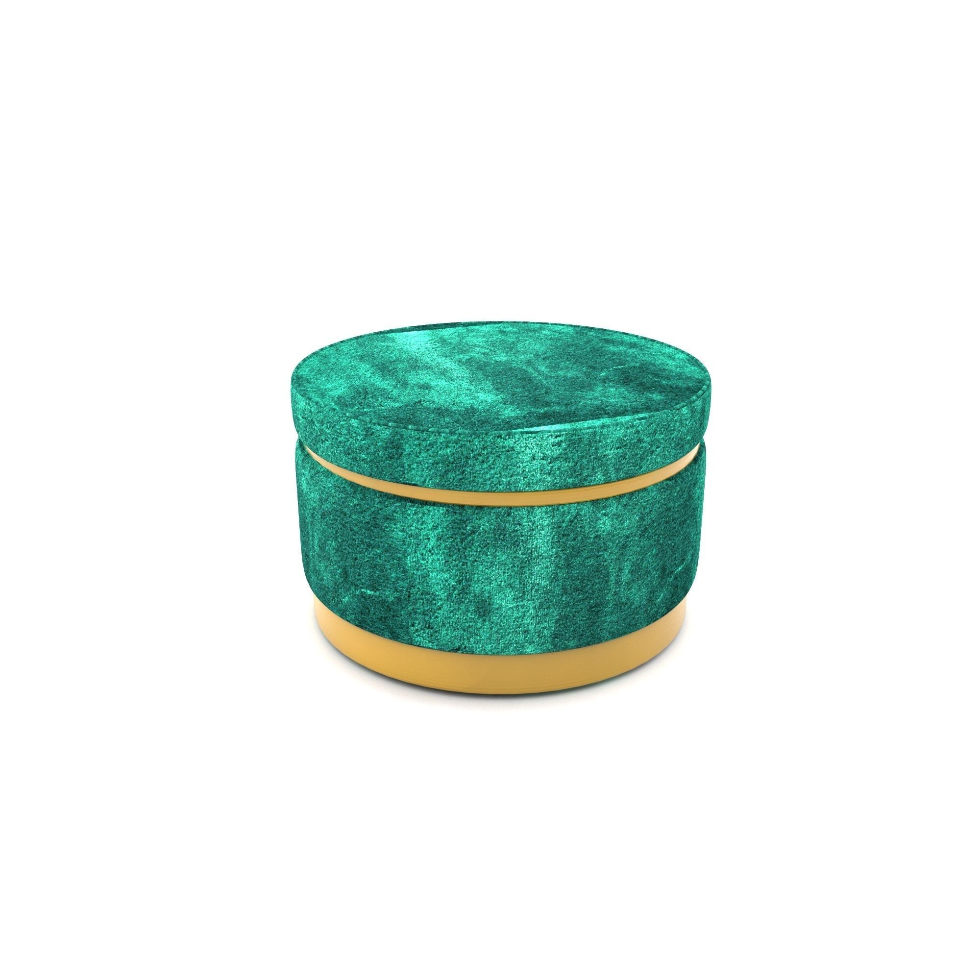 pouf chair 3D model_2