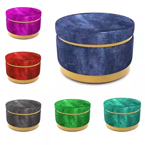 pouf chair 3D model