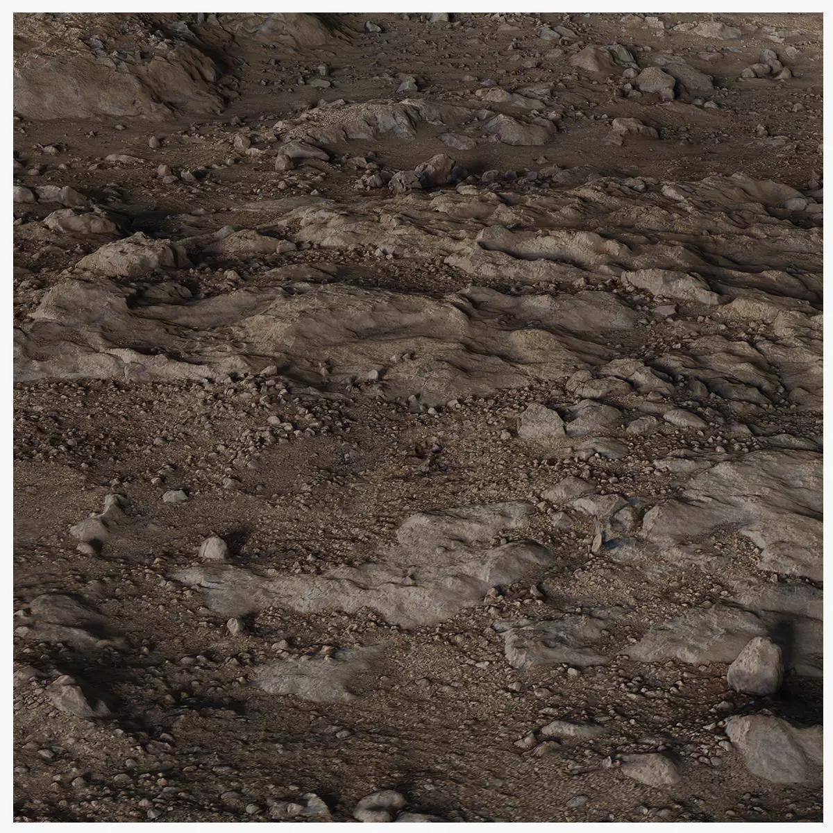 Gravelsand01 3D model_0