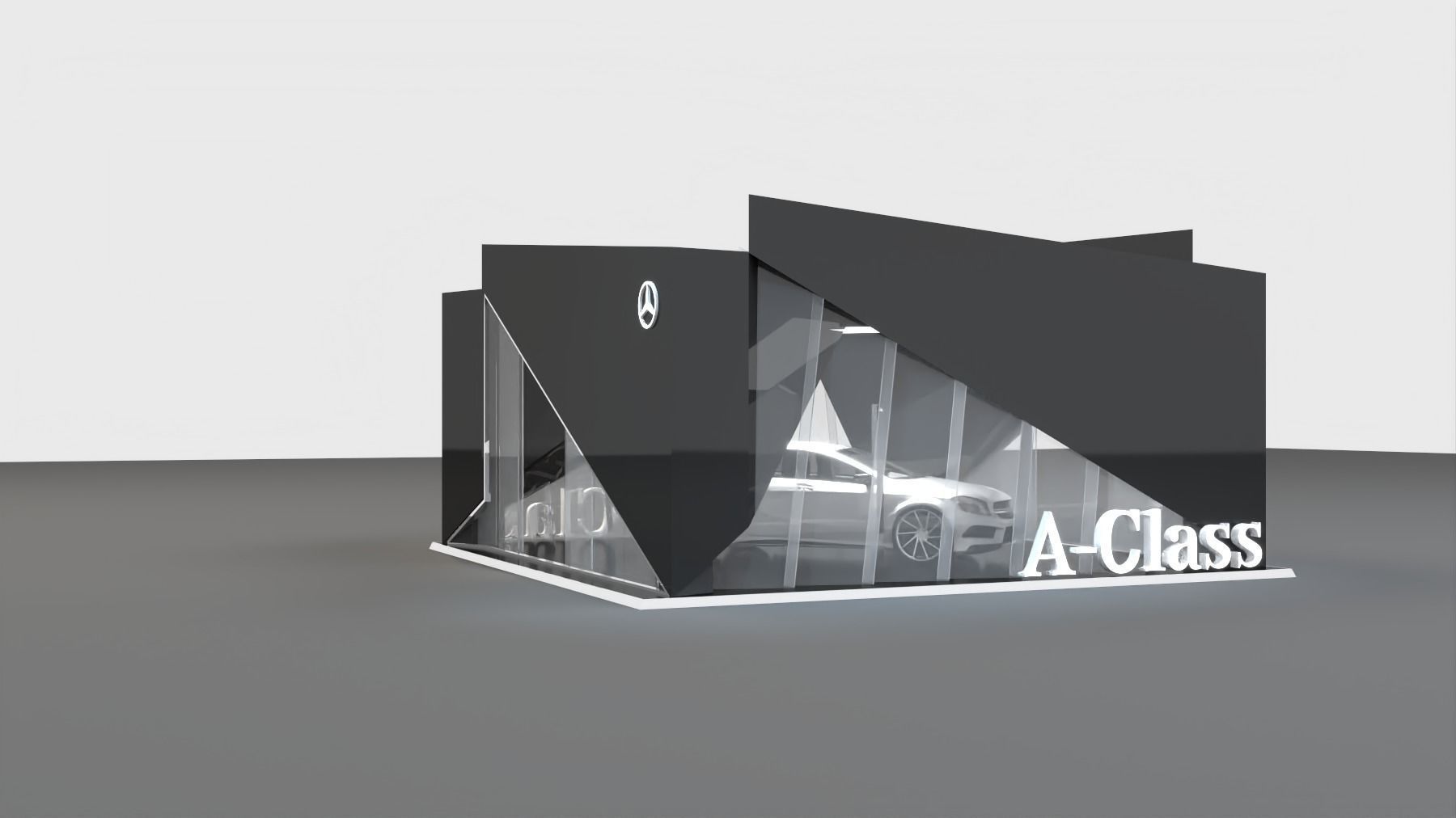 booth exhibition 3D model_4
