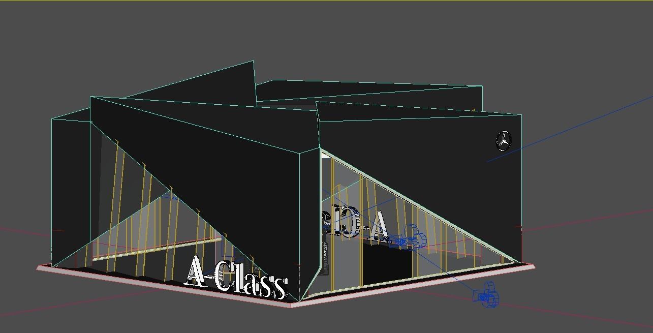 booth exhibition 3D model_8