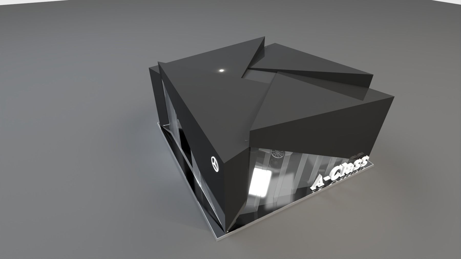 booth exhibition 3D model_1