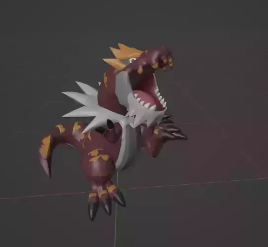 Tyrantrum pokemon 3D print model