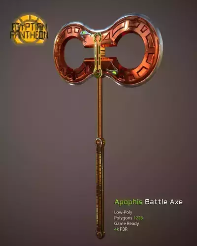 Egyptian Pantheon - Apophis Battle Axe