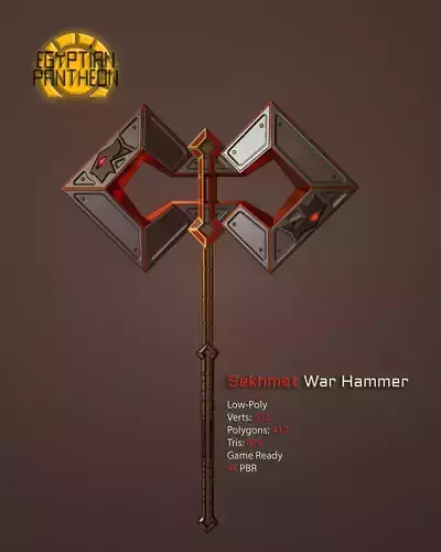 Egyptian Pantheon - Sekhmet War Hammer