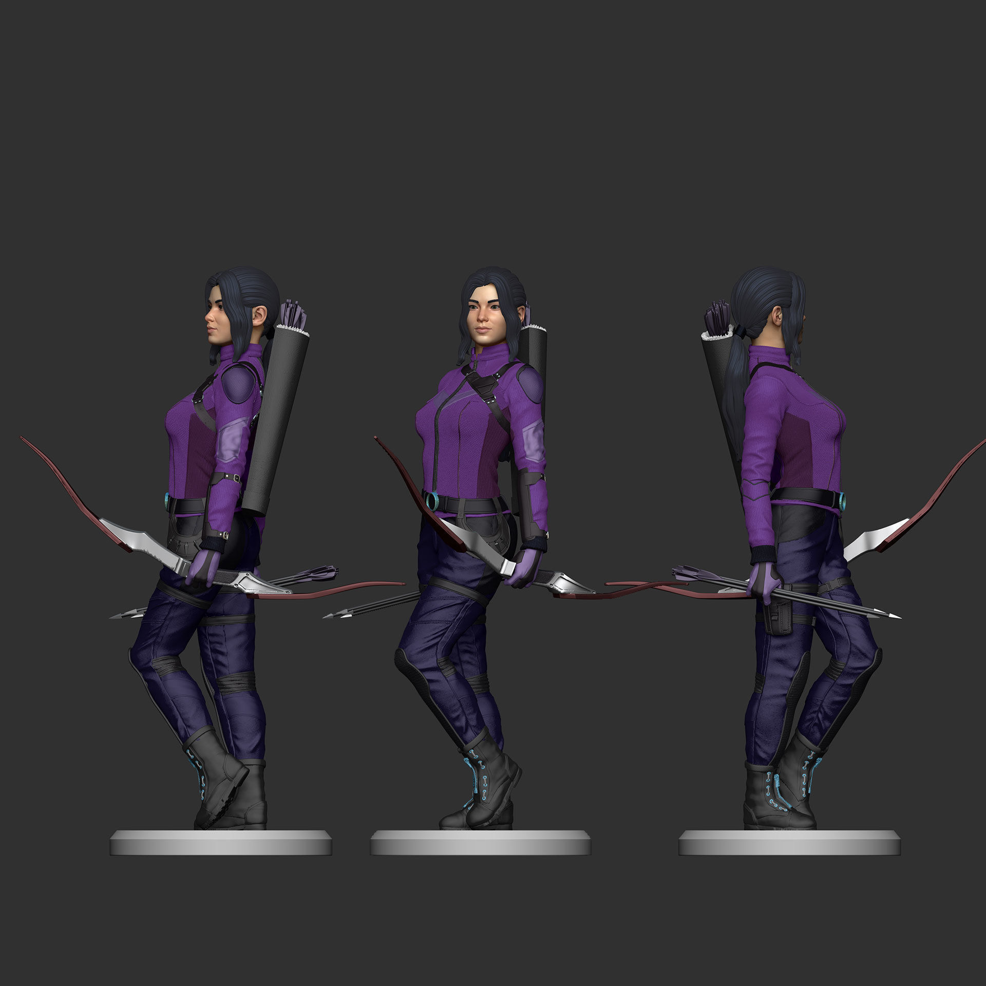 HAWKEYE - KATE BISHOP 3D print model_1