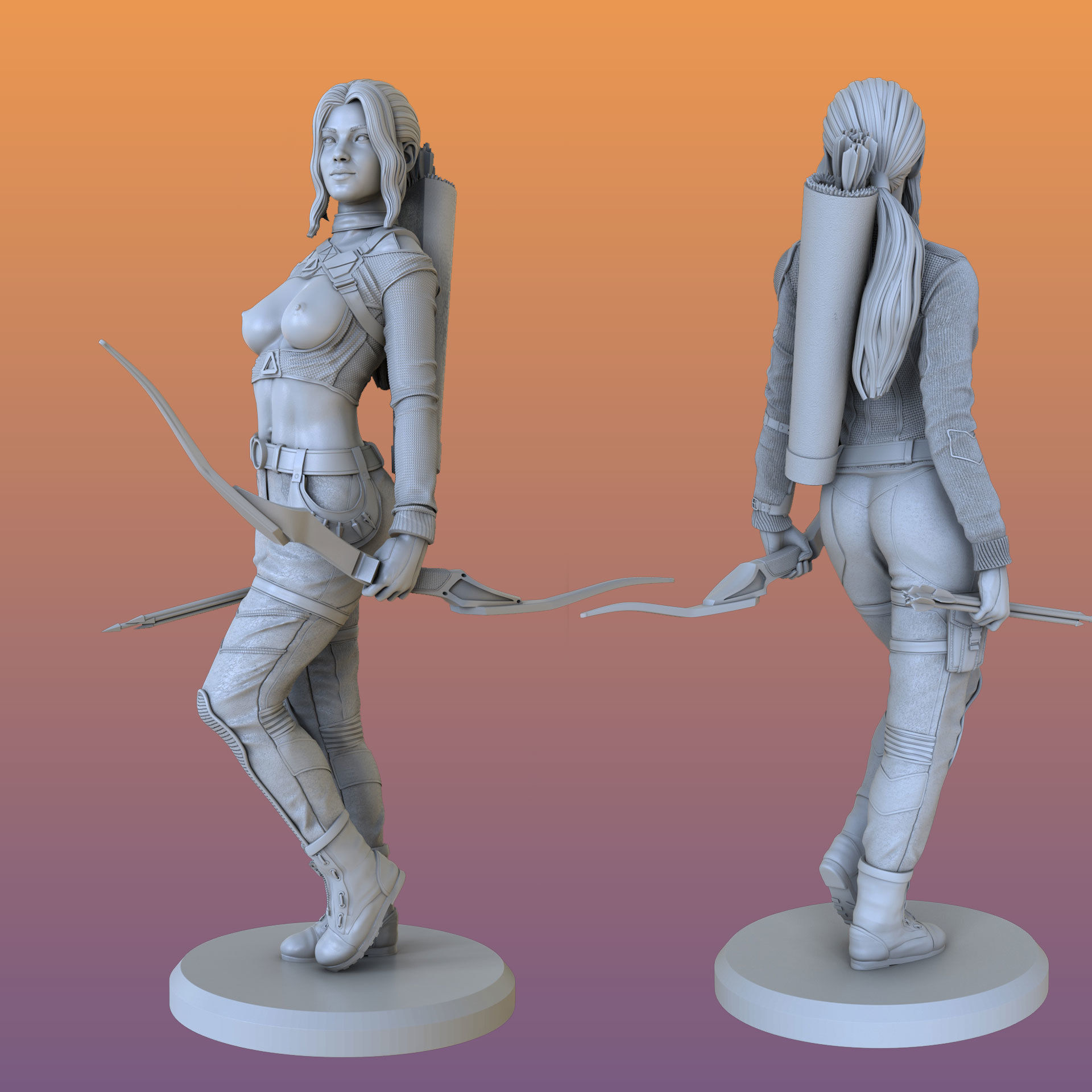 HAWKEYE - KATE BISHOP 3D print model_7