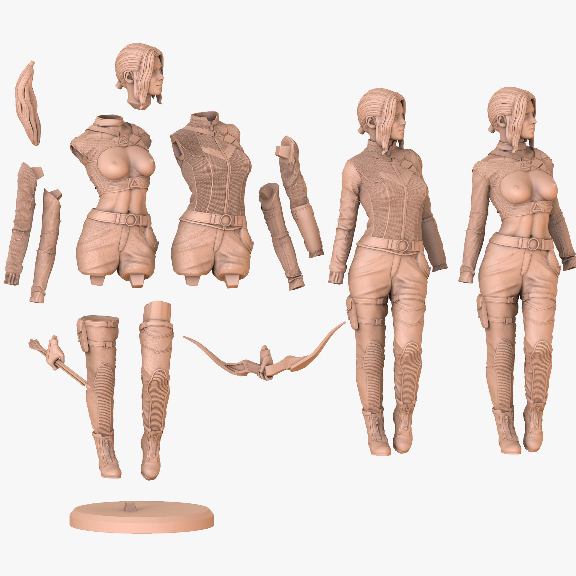 HAWKEYE - KATE BISHOP 3D print model_3